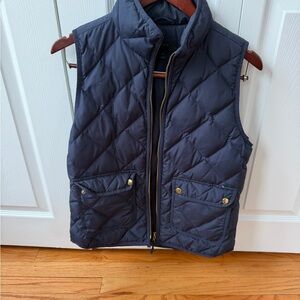 J Crew Quilted Vest with Pockets - Small